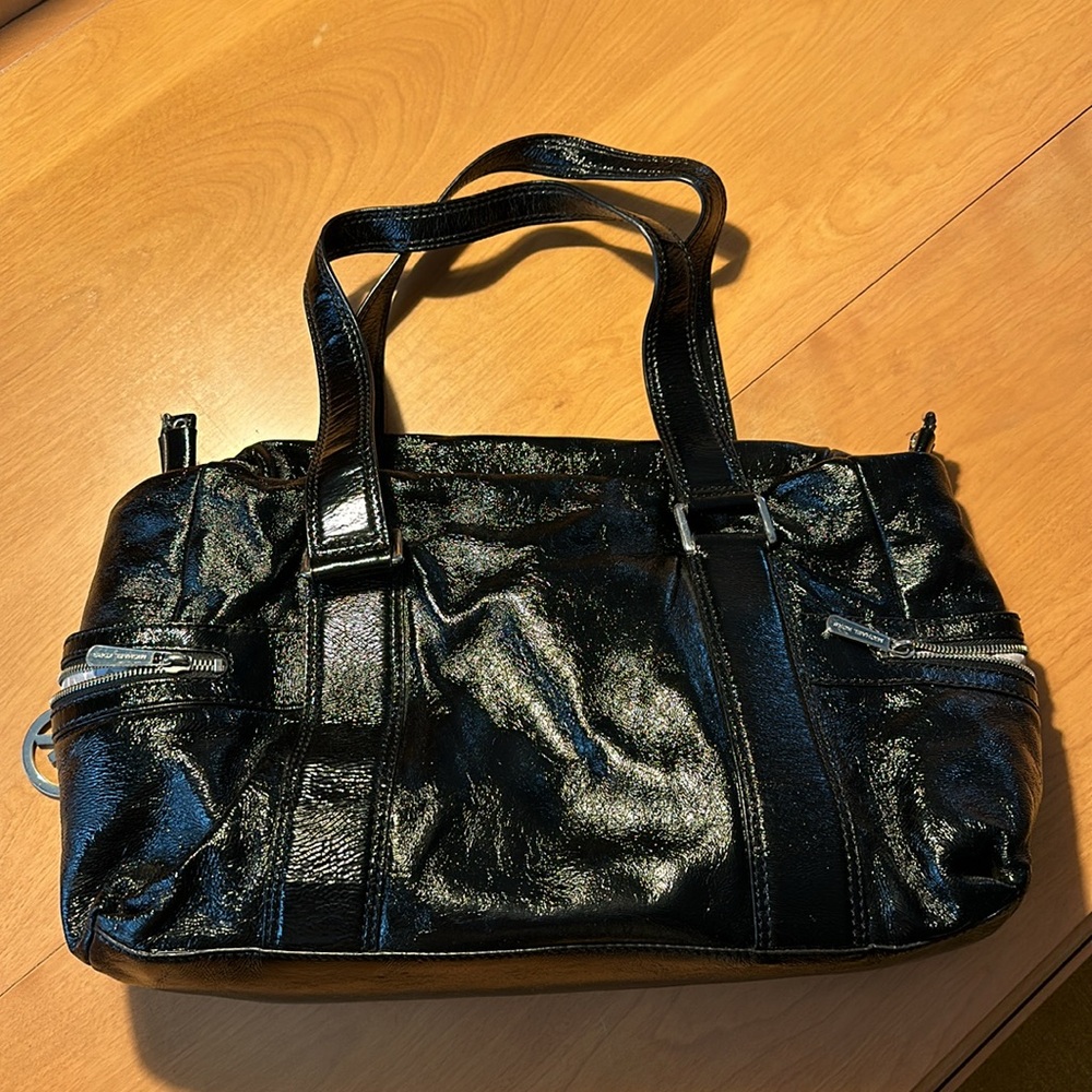 Michael Kors Black Patent Leather Satchel - Picture 2 of 16